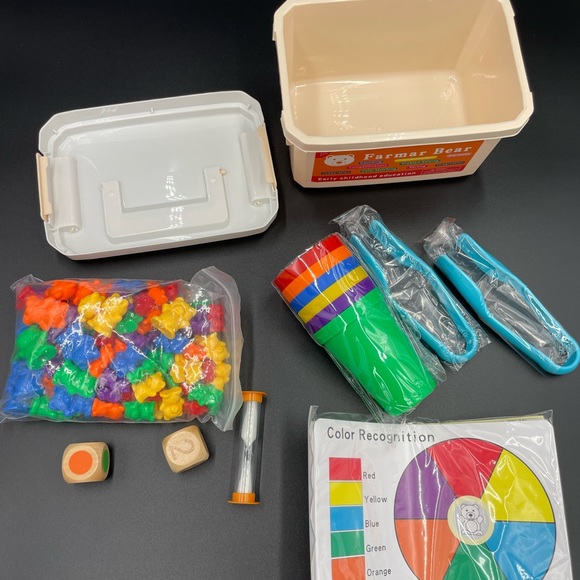Farmar Bears For Kids Counting Bears With Sorting Cups - Picture 2 of 5